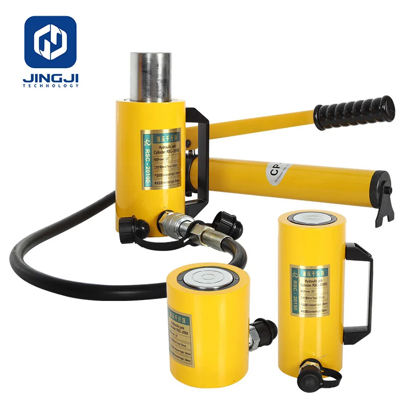 Lifting Single Acting Low Height Ultra-thin Hydraulic Cylinder Jack 5 - 50T tools