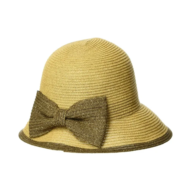 Light ribbon straw sombrero rope washable paper material black beige adult baby straw hat beach for women