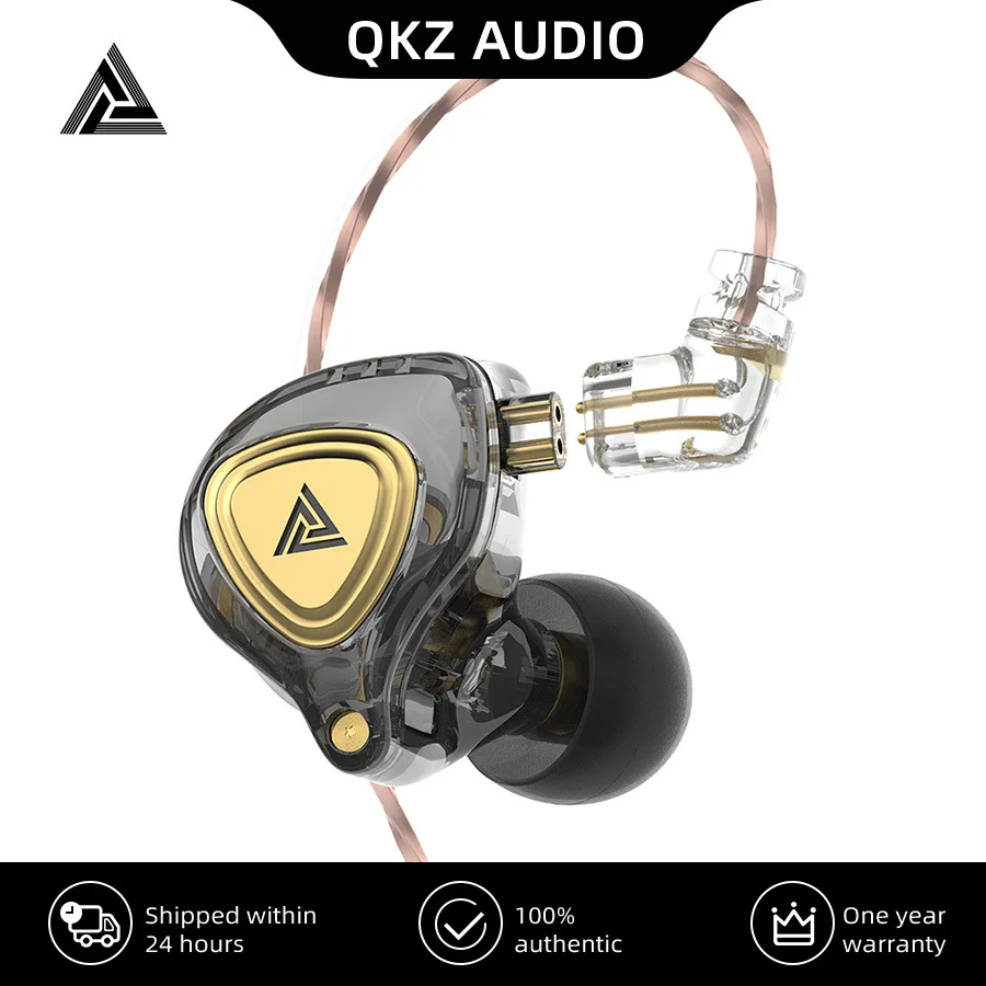 QKZ ZX3 wired with mic running ready to ship sports electronics In-ear mobile phone airbuds live broadcast headset