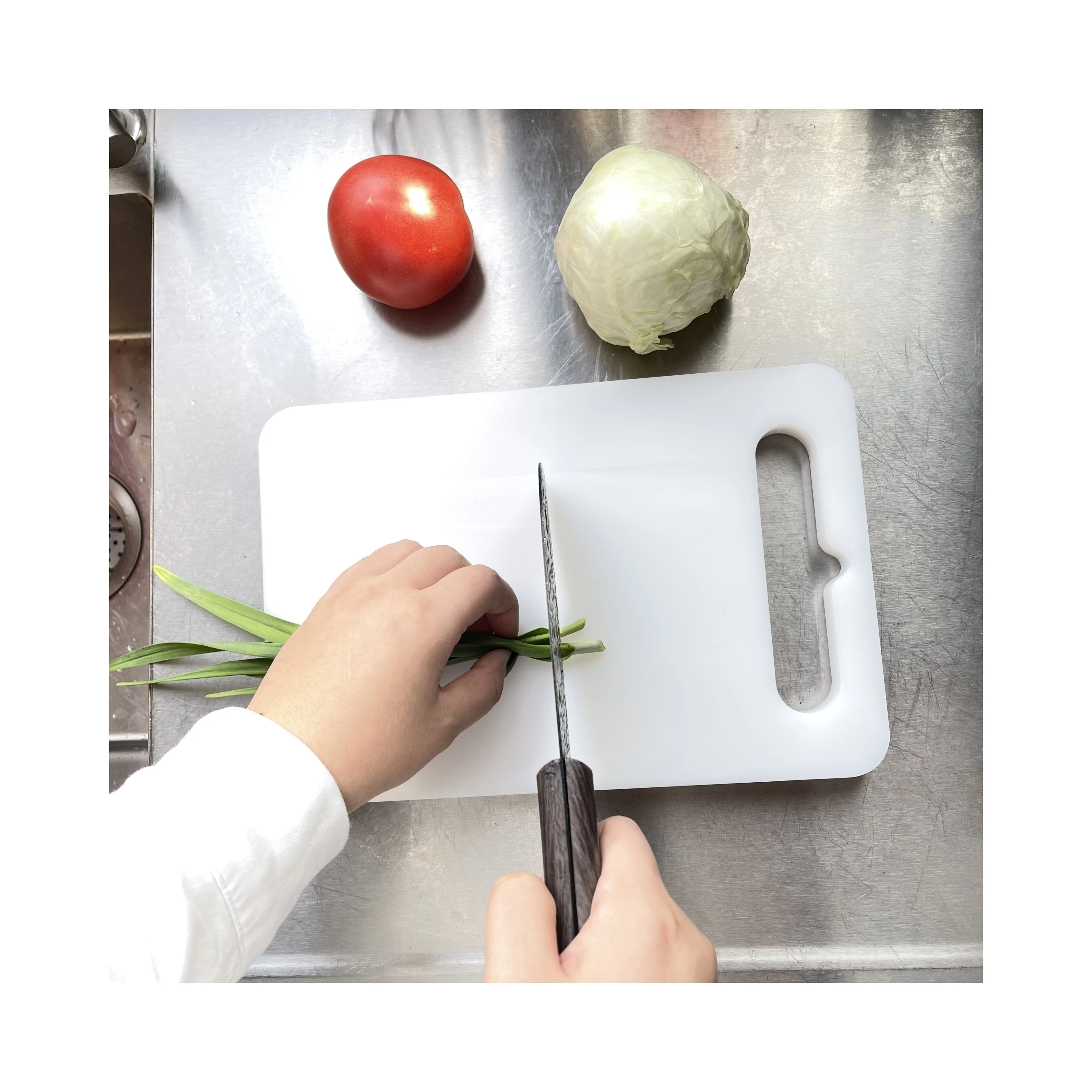 Wholesale Double Sided Durable Cutting Board Multifunctional UHMWPE Kitchen Chopping Block Plastic Cutting Board