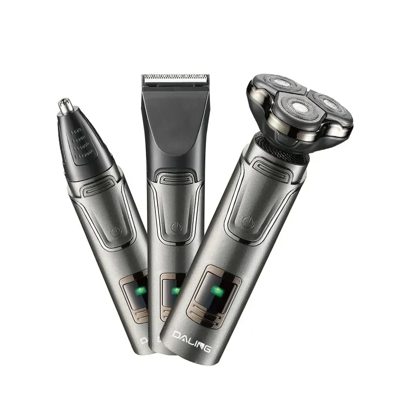 Multifunctional 3 In 1 Electric Shaver Razors Cordless Beard Nose Trimmers Waterproof Grooming Trimmers