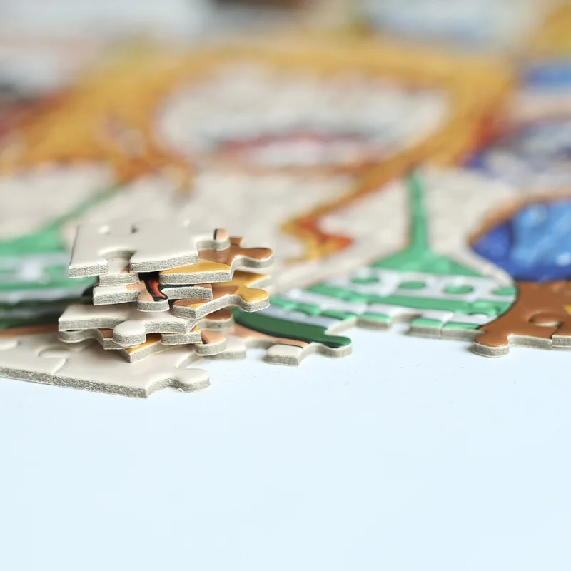 1000PCS Demon Slayer Jujutsu Kaisen Goku Luffy Uzumaki Genshin Impact Spirited Away Totoro Crayon Shin-chan Anime Jigsaw Puzzles