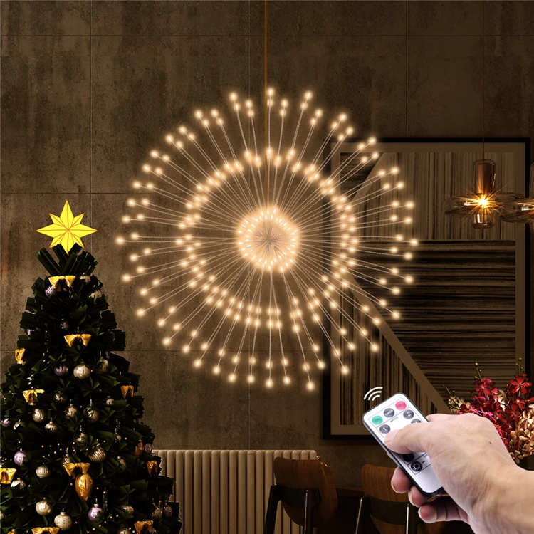 LED String Light Custom Made Firework Copper Wire Party Light Professional Manufacturer Christmas Lighting and Circuitry Design
