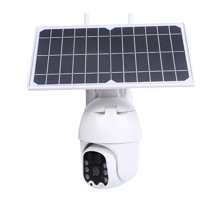 
professional security solar wifi ptz dome ip camera 1080p outdoor wireless cctv ir good quality with audio 