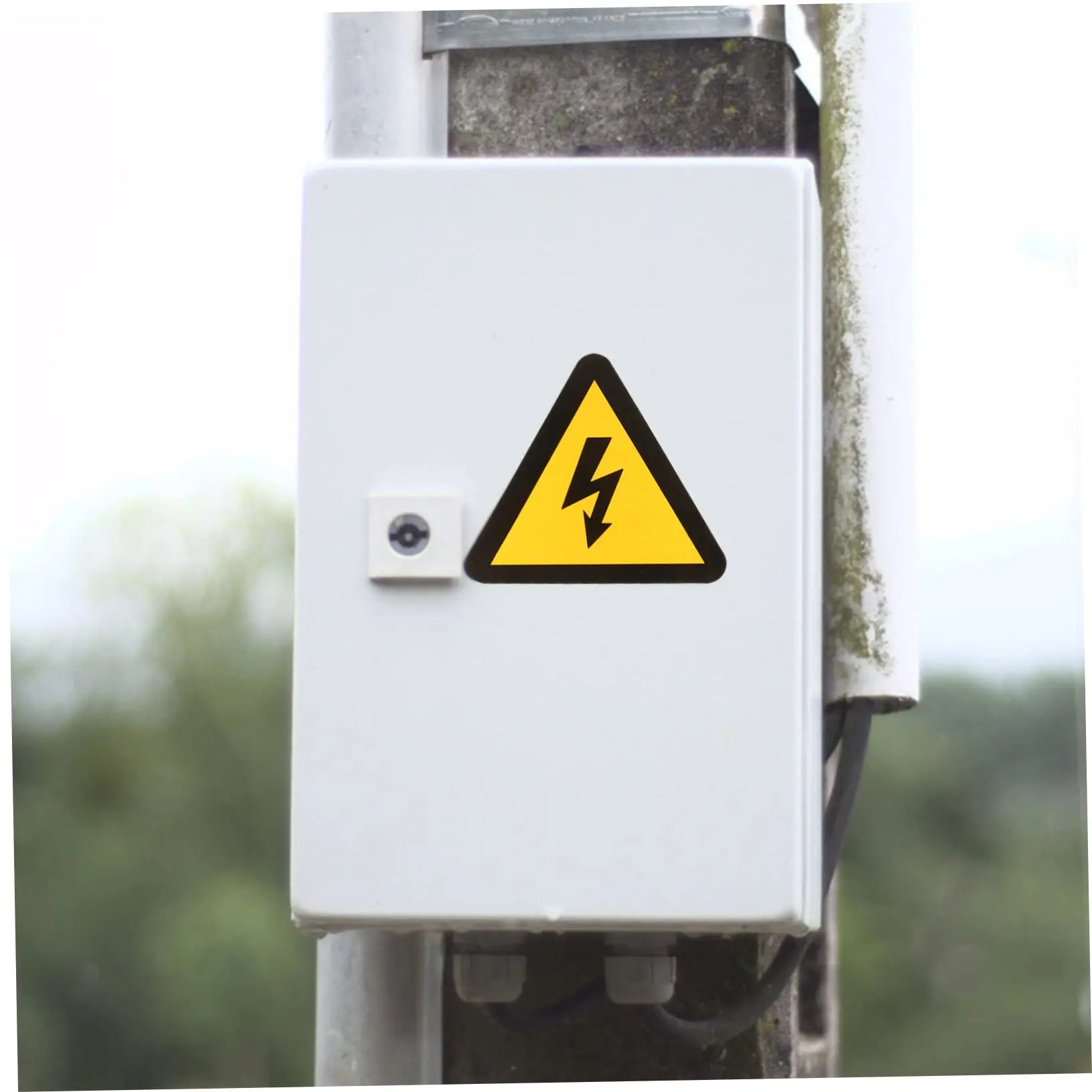 Custom Private PVC Adhesive Shipping Package Do Not Touch No Smoking Signs High Temperature Danger Warning Reflective Stickers