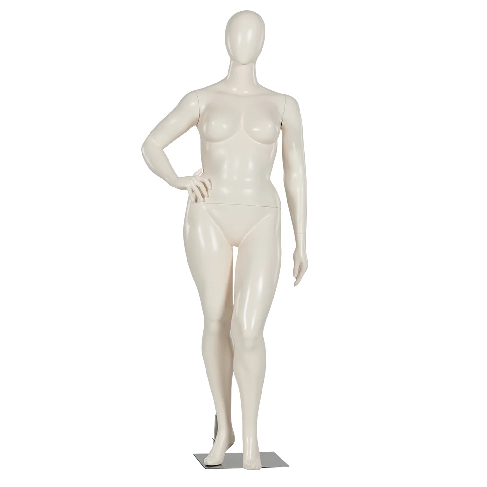 Wholesale akimbo manikin women full body mannequin female plus size mannequin
