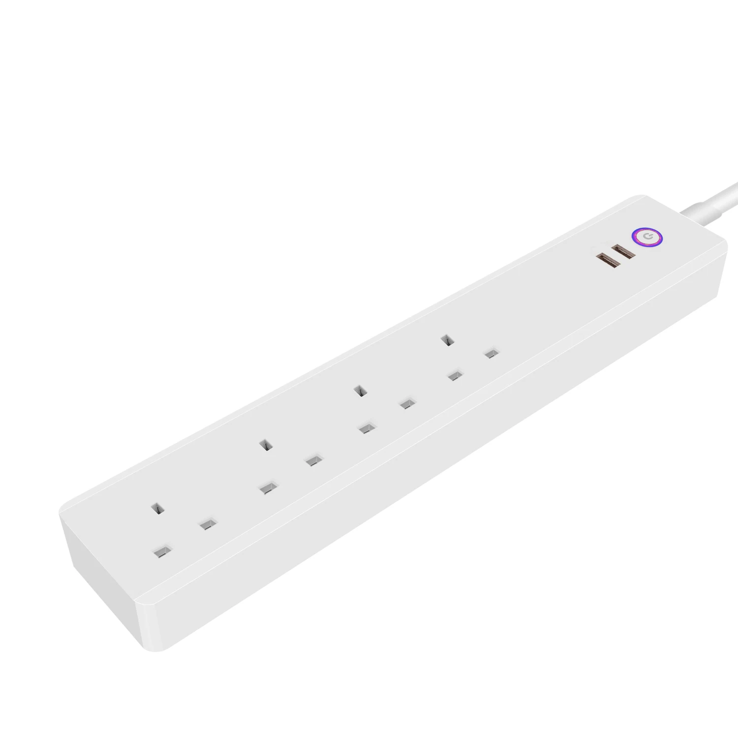 Hot  Product Many 4 Outlets and 2 USB Tuya Wifi Smart Socket EU Smart Switches Extension Sockets Power Strip