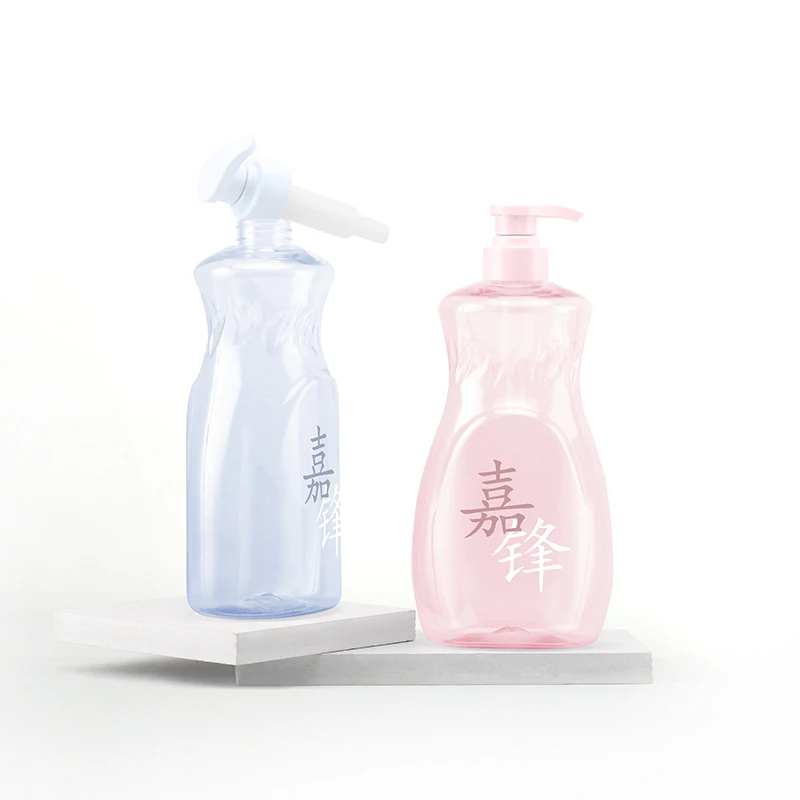 Free Sample Color Custom 1200ML 40oz Plastic Family Pack Dishwashing Liquid Detergent Bottle Dish Wash Bottles