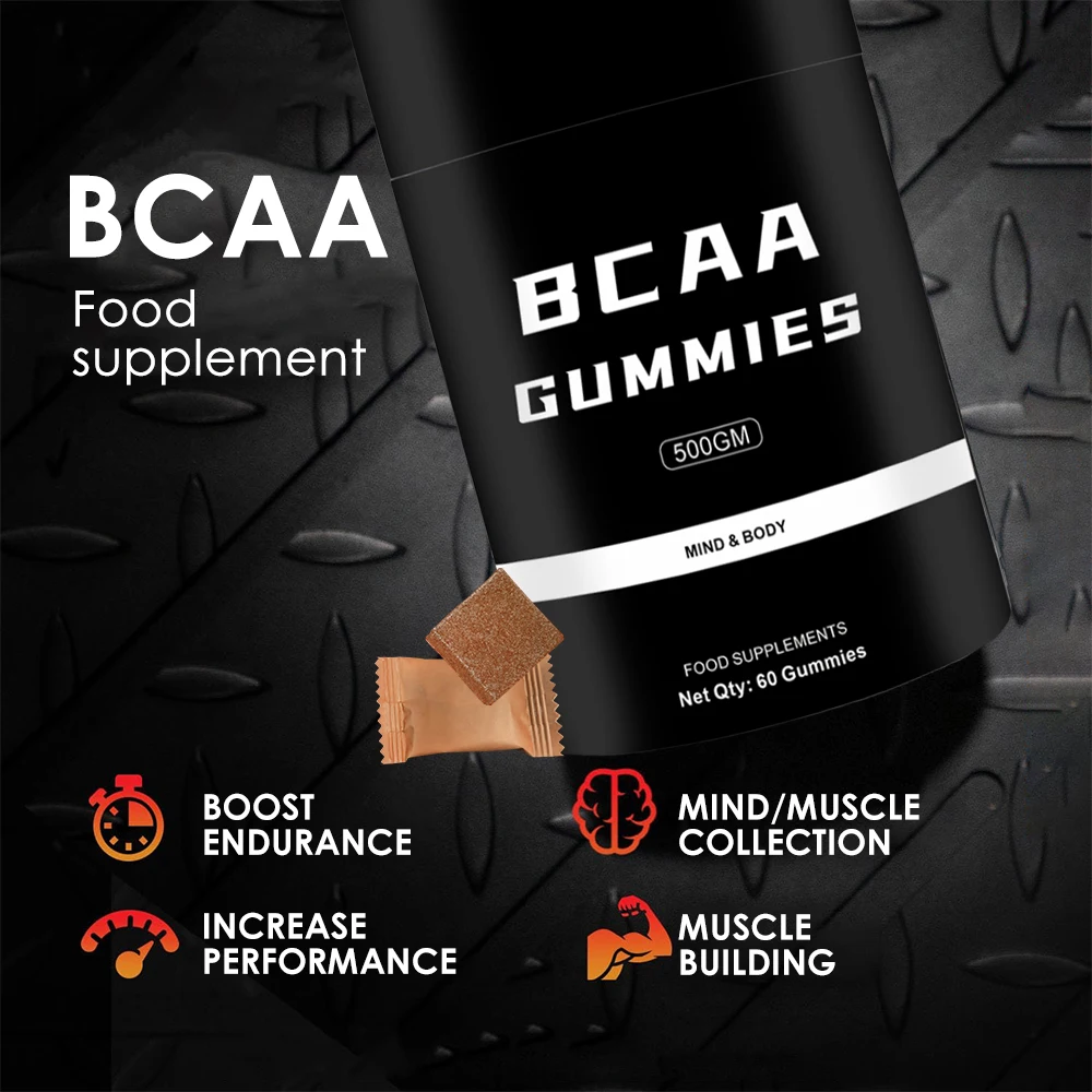 Vitahealthy маленький moq Креатин HCL BCAA & Vitamin B1 Gummies добавка для взрослых спортивного зала оптовая цена от производителя