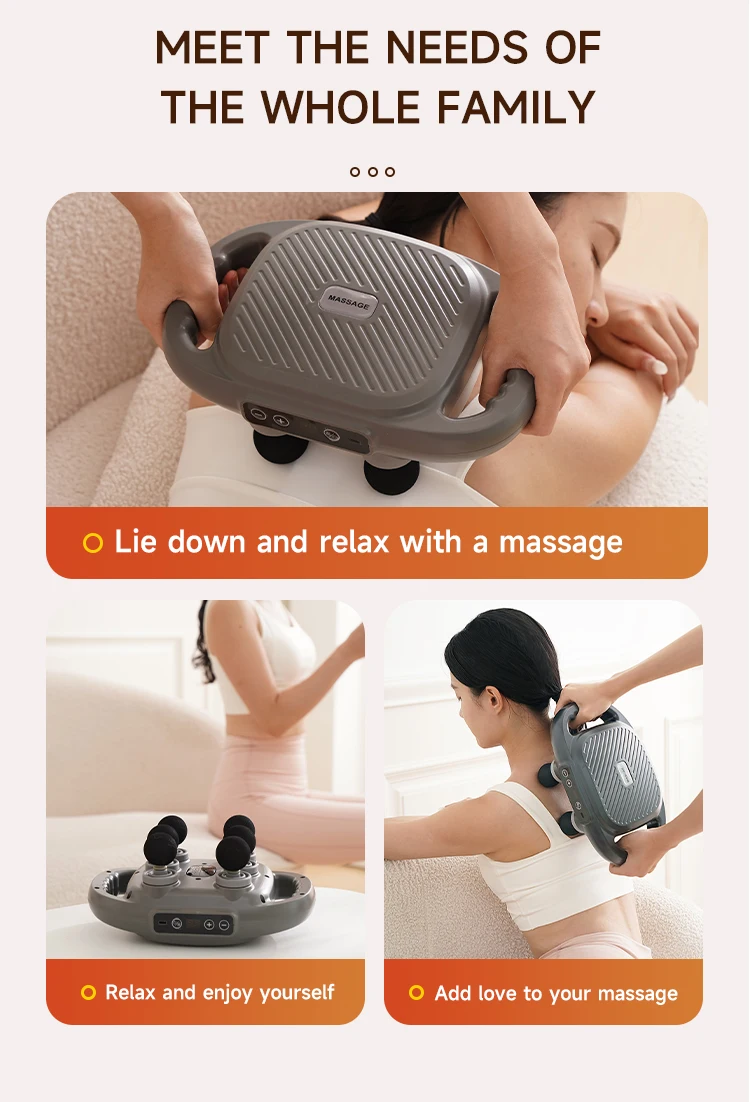 12V Handheld Cordless Massage Gun Deep Tissue Massager for Hand Vibration Massage Feature