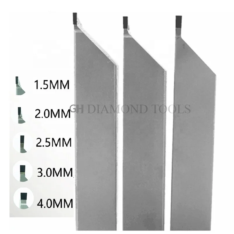 CNC Lathe Diamond Turning cutter PCD Grooving Cutting tools for aluminum brass bronze alloy