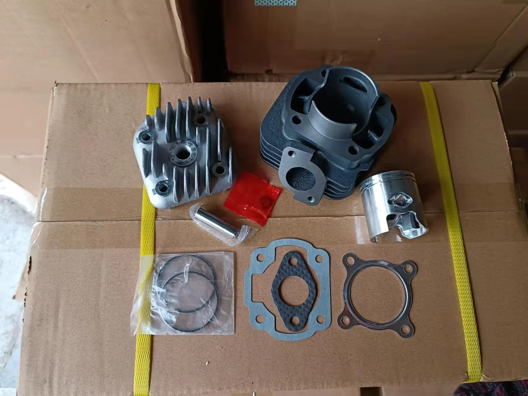 High Quality  Motorcycle Engine Parts Cylinder YAMAHA JOG50 47MM Cylinder Piston Kit Displacement 70CC