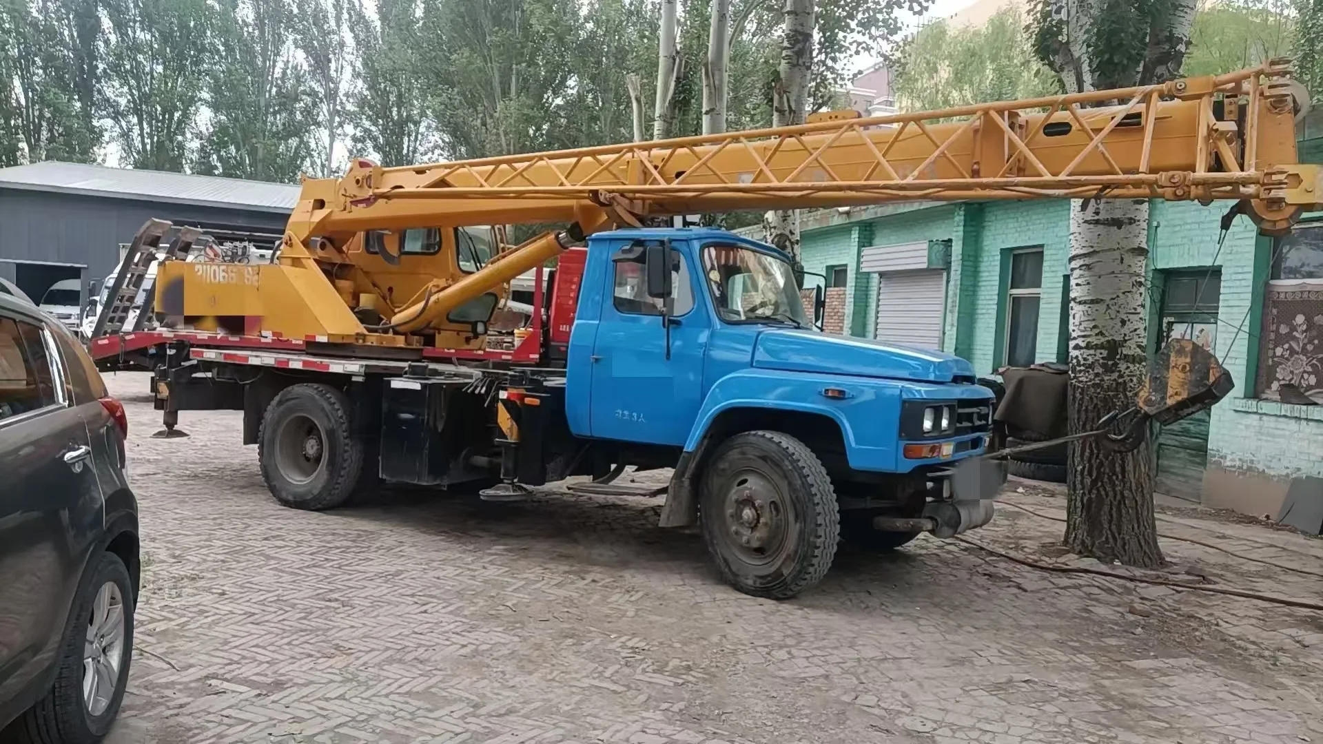 Подержанный Классический 8 тонн Автомобильный Кран цена дешевле чем Железный дорогой пункт
