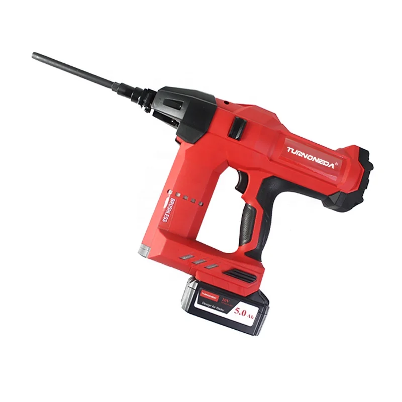 120J Cordless Lithium Battery Insulation Nailer Professional Nailing Tool for Fixing Rock Wool Insulation Walls in Construction