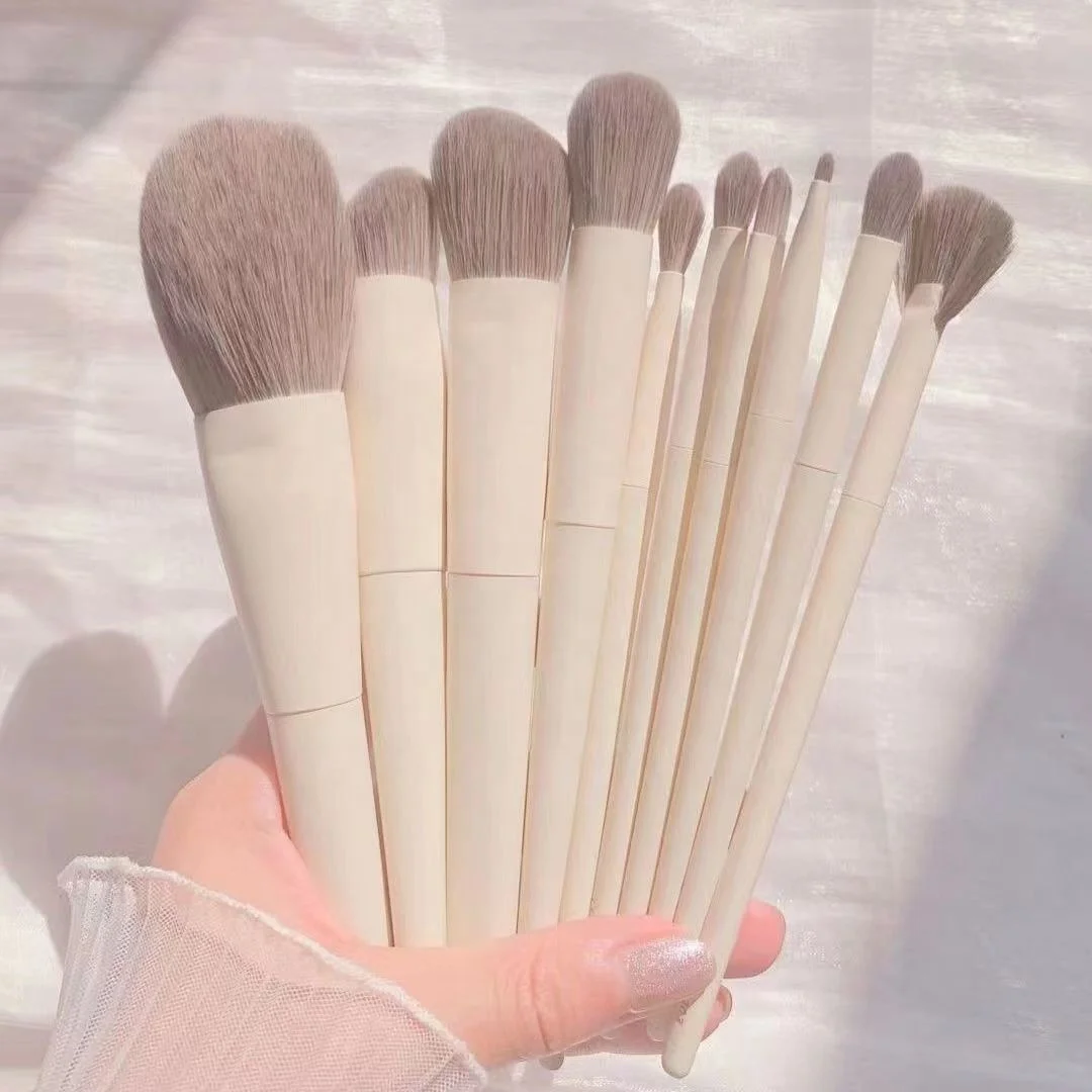 Makeup set brochas de maquillaje goat hair brushes foundation powder contour eyeshadow make up brushes brochas para maquillaje