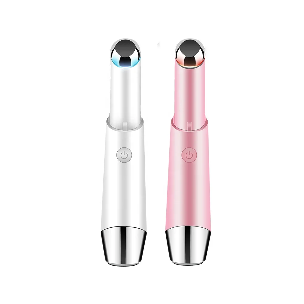Mini Ion Daylighting Beauty Eye Warm Facial Massage Pen Hot Bag Removal Anti-Wrinkle Treatment Lip Beauty Device