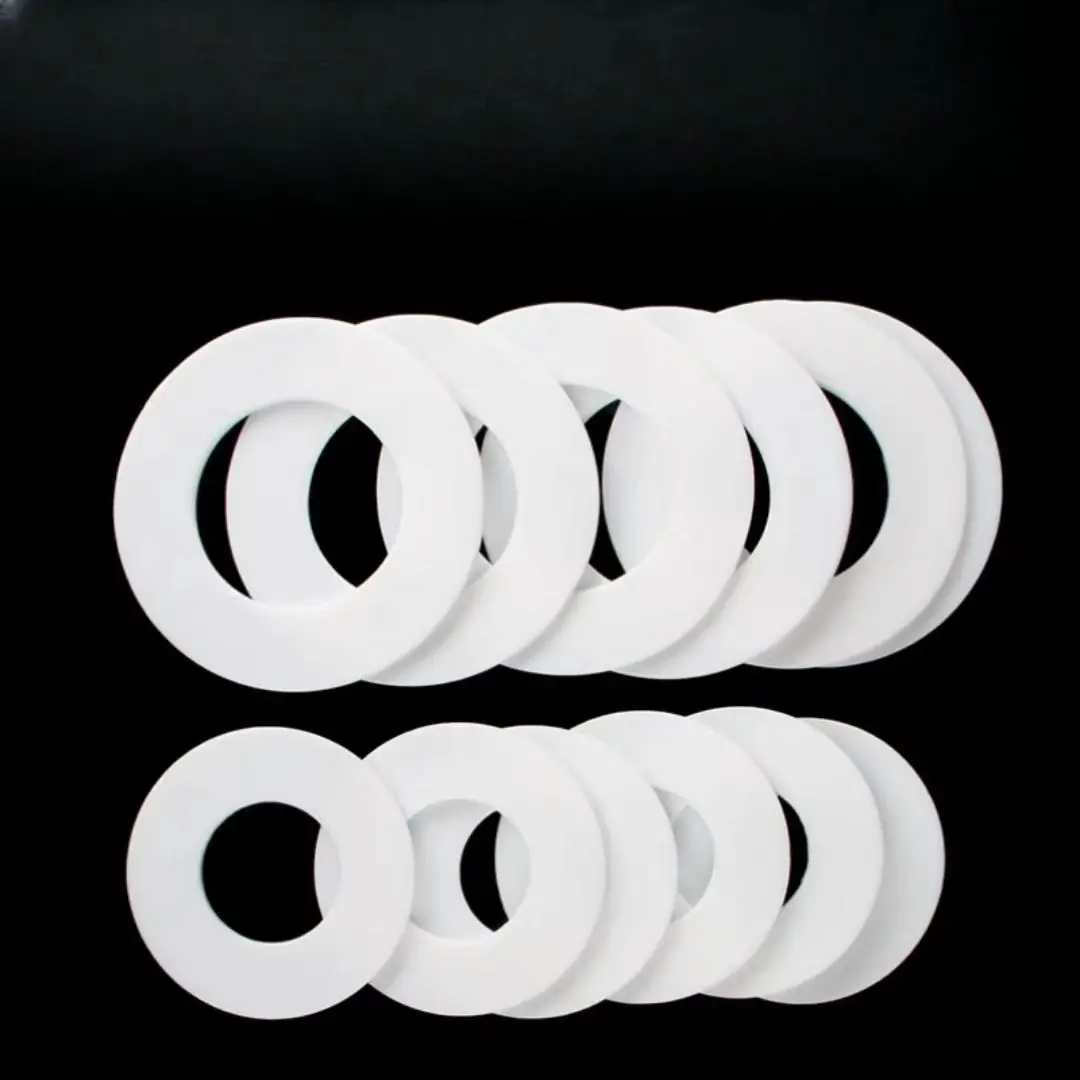High quality white PTFE Gasket 100% pure PTFE gasket