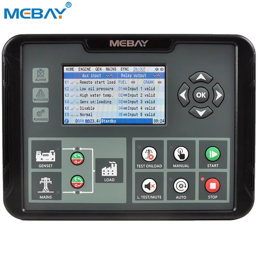 Mebay DC102D Synchronising & Load Sharing Generator Controller Parallel Control Module Replace DSE8620