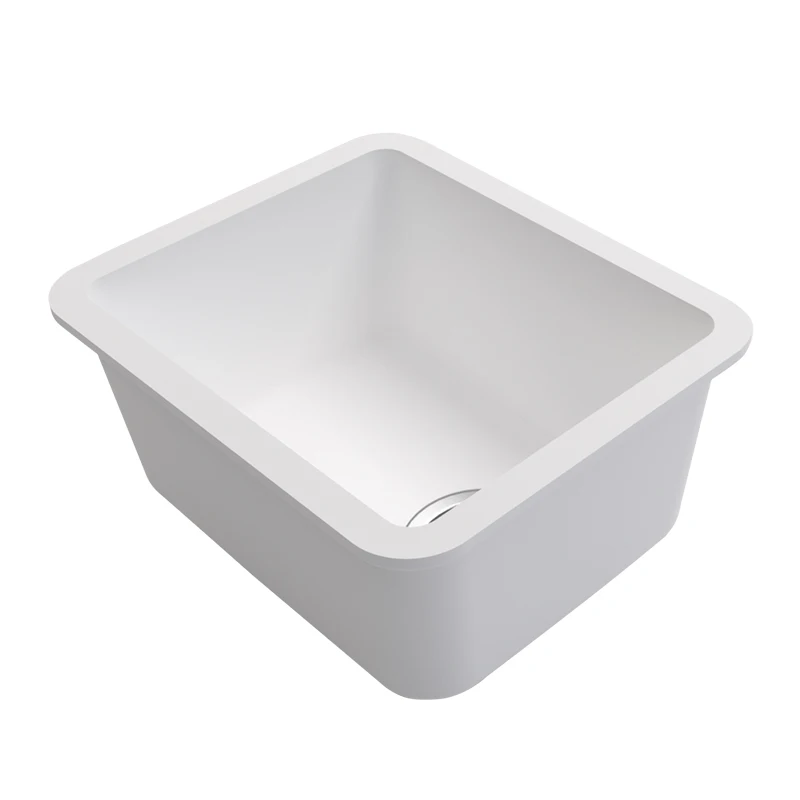 RLD107 High quality and custom made kitchen acrylic white sink hot sale for luxury hotels and home