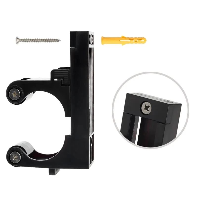 Riderace Bicycle Buckle Holder Adjustable MTB Bike Parking Rack Repair Stand Wall Mount Vertical Bracket For 33-66Mm Tire Width