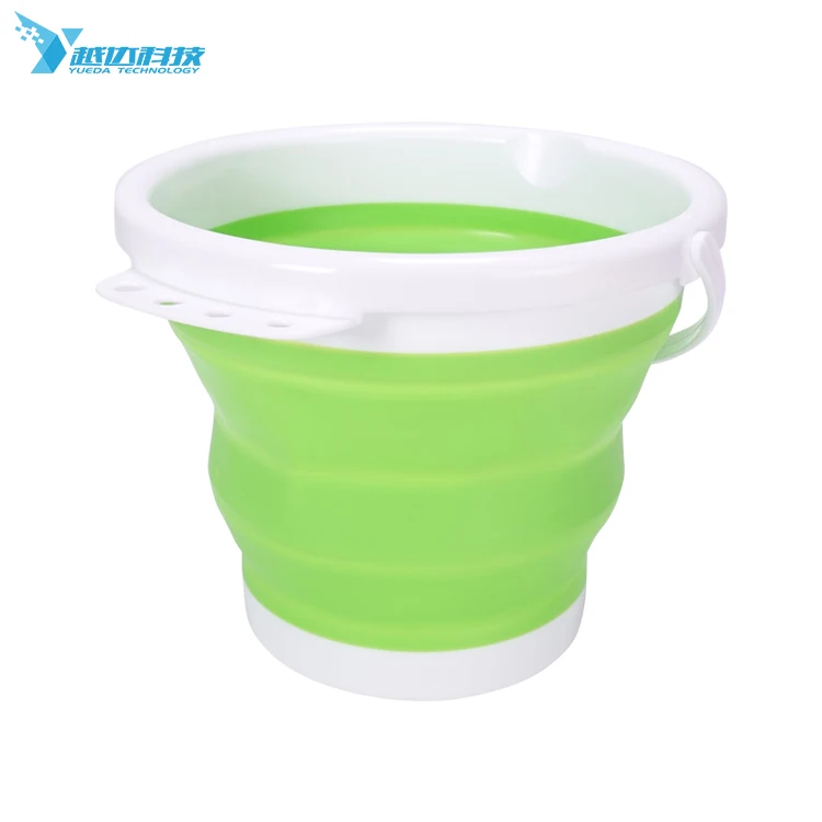 
Good Price Portable Folding Bucket Camping Fishing Car Washing Plastic Folding Bucket 