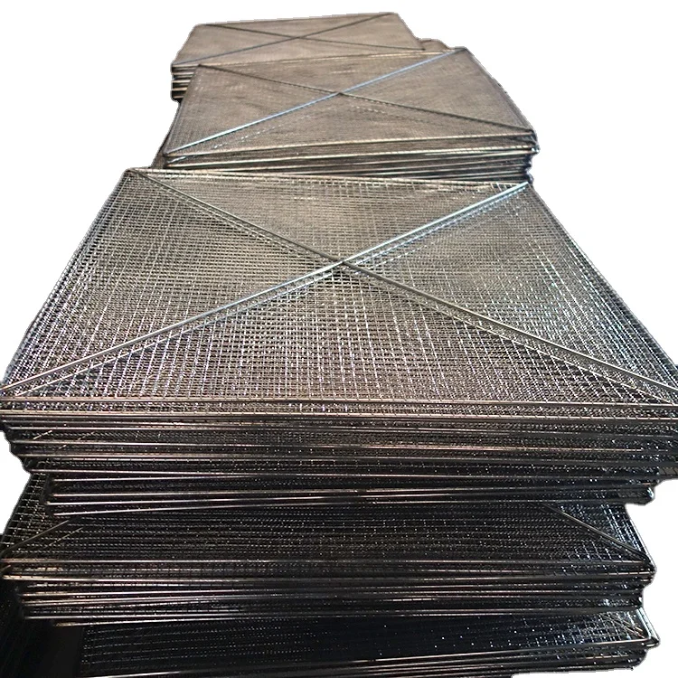 Anping Factory Supply  Easily Clean Bbq Grill Mat Multifunction Baking Net Barbecue Wire Mesh