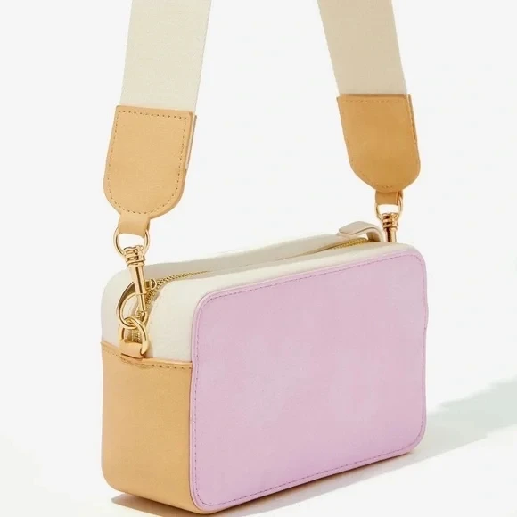 Custom Women Small Leather Sling Shoulder Camera Purse Crossbody Bags With Strap