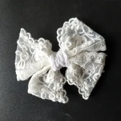 soft lace hair bows accessories for girls