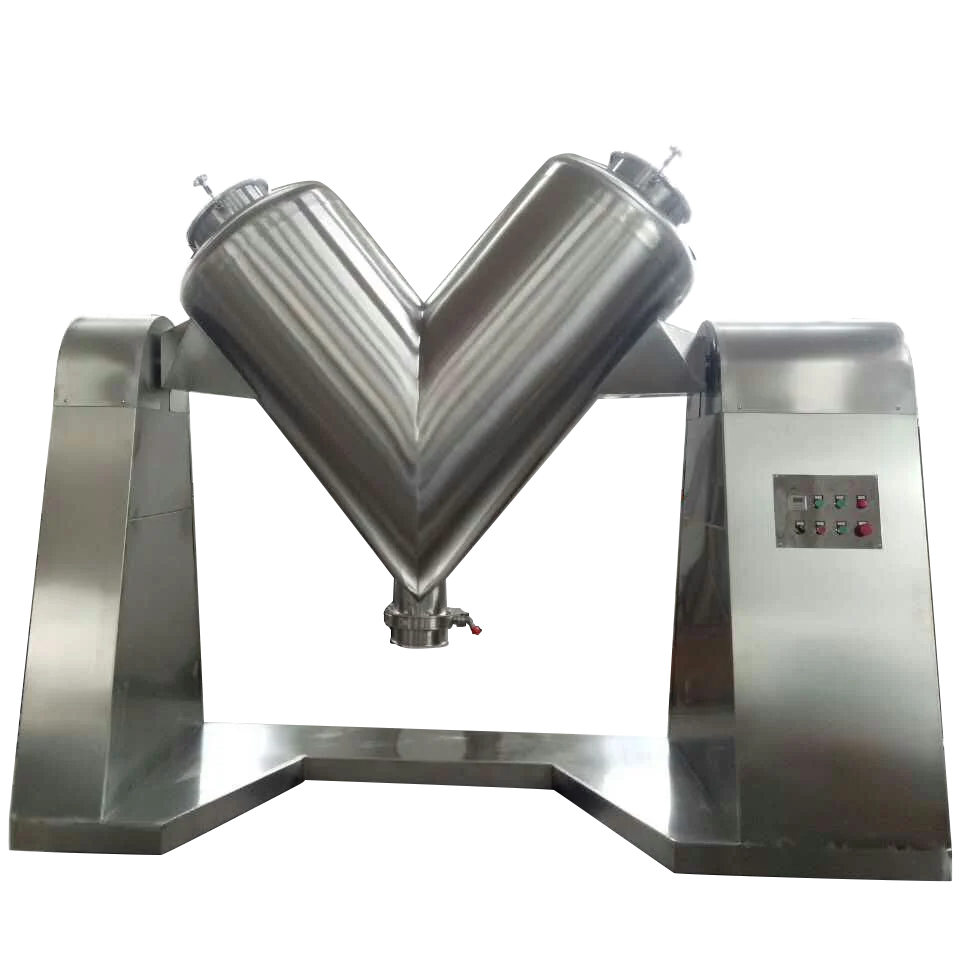 Auto rotating flour ingredients dry powder mixer for lab chemical pharmaceutical use large dry powder mixing machine