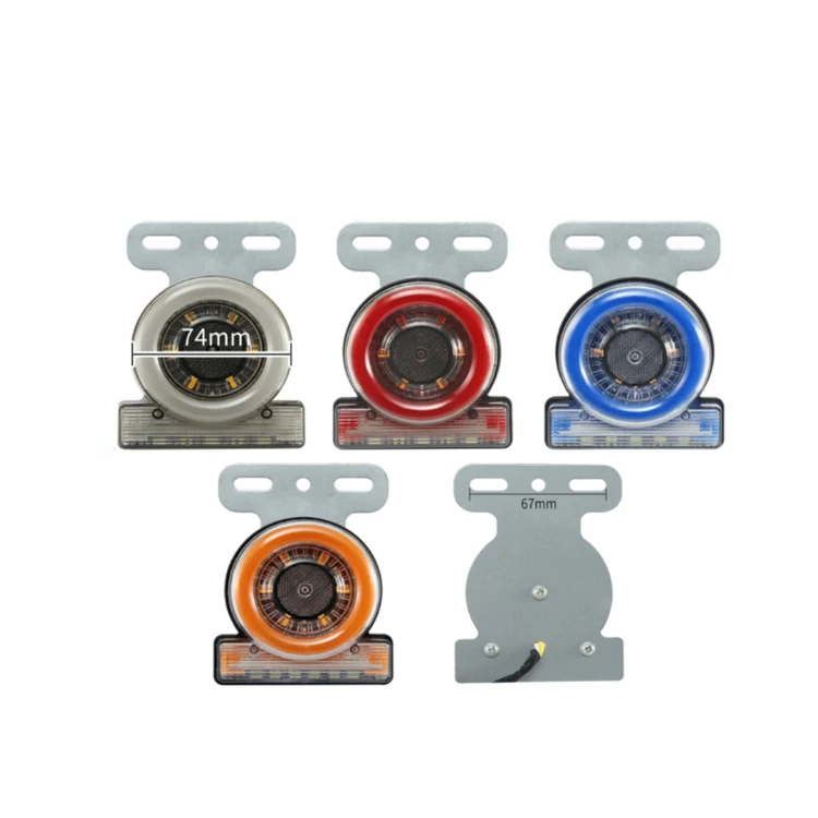 
New auto lighting system 12v-24v led side lamp side marker lamp warning side light 