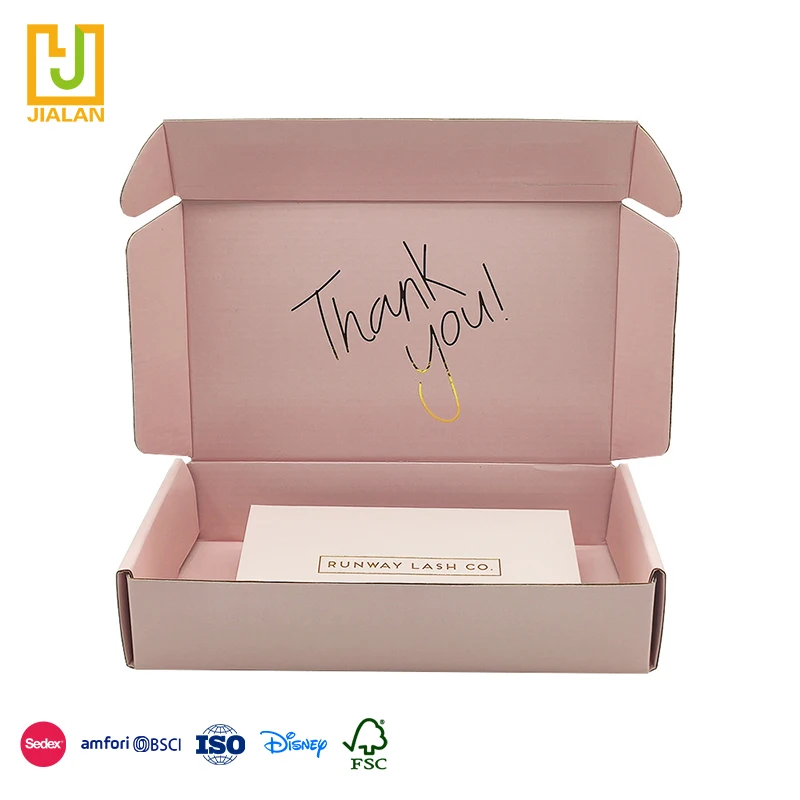Jialan Wholesale custom printed unique corrugated shipping boxes custom logo cardboard mailer box