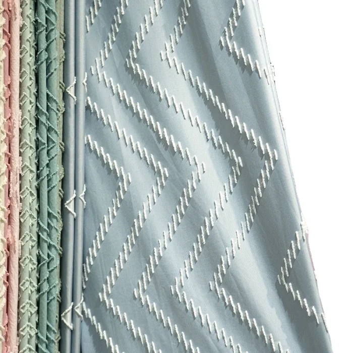 100% polyester cut flowers fabric wave design for hometextile mode from korea