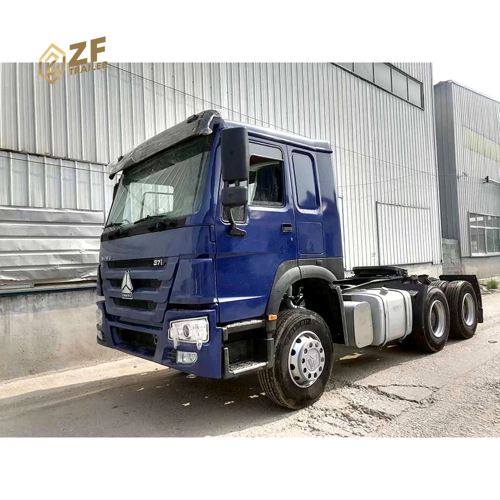 New or Used  Sinotruk Howo 6*4 LHD Truck head Diesel Engine Manual Transmission Euro 2 tractor truck for Sale Africa