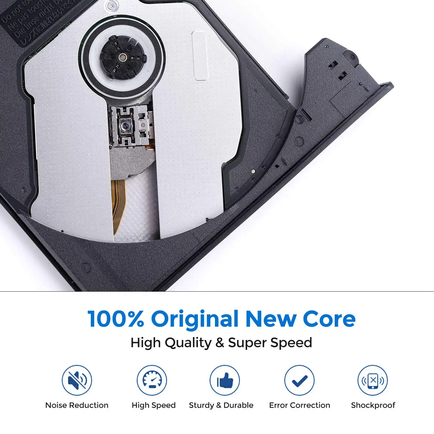 2021 Most Popular External DVD Drive Burner Portable DVD CD Player With USB 3.0 Type C Interface for