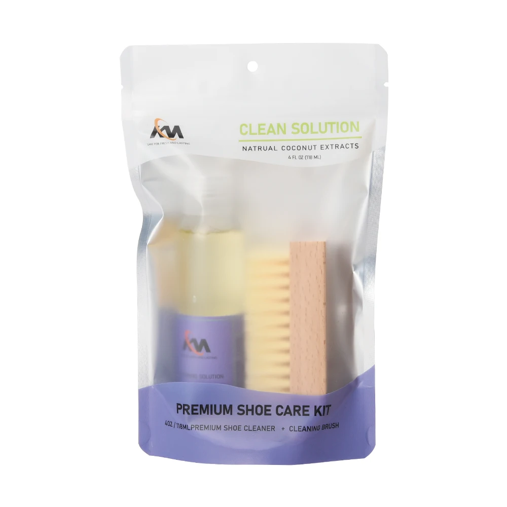 KM Oem Wholesale Manufacturer Natural Ingredients Sneaker Cleaner Kit Shoe Cleaning Kit Cleaner Kit