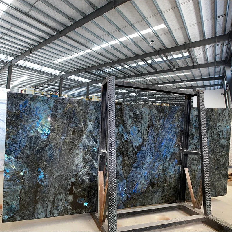 Hot Sale Luxury Blue Labradorite Granite Natural Stone for Countertops for Hotels