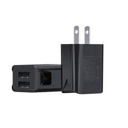 Factory Price OEM USB Dual Port Fast Power Adapter Qc3.0 2USB 5V 2.4A Mobile Travel wall charging Appliance