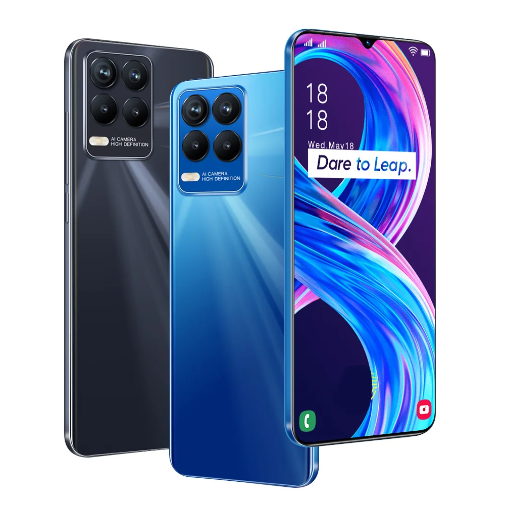 Global Version Reolme8s 5G Smartphone 6.7inch phone 16+512GB cell phone Battery 6800mAh Android 11Unlock Dual SIM gaming mobile