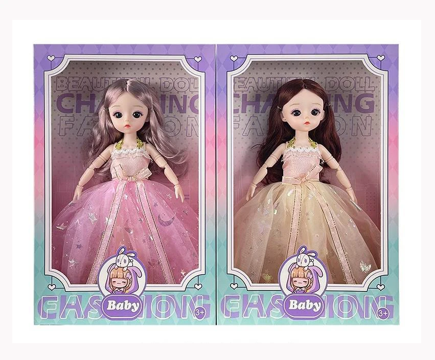 New selling 12 inch model beautiful Kids dolls vinyl set fashion rubber doll Fashion girl doll toys for girl