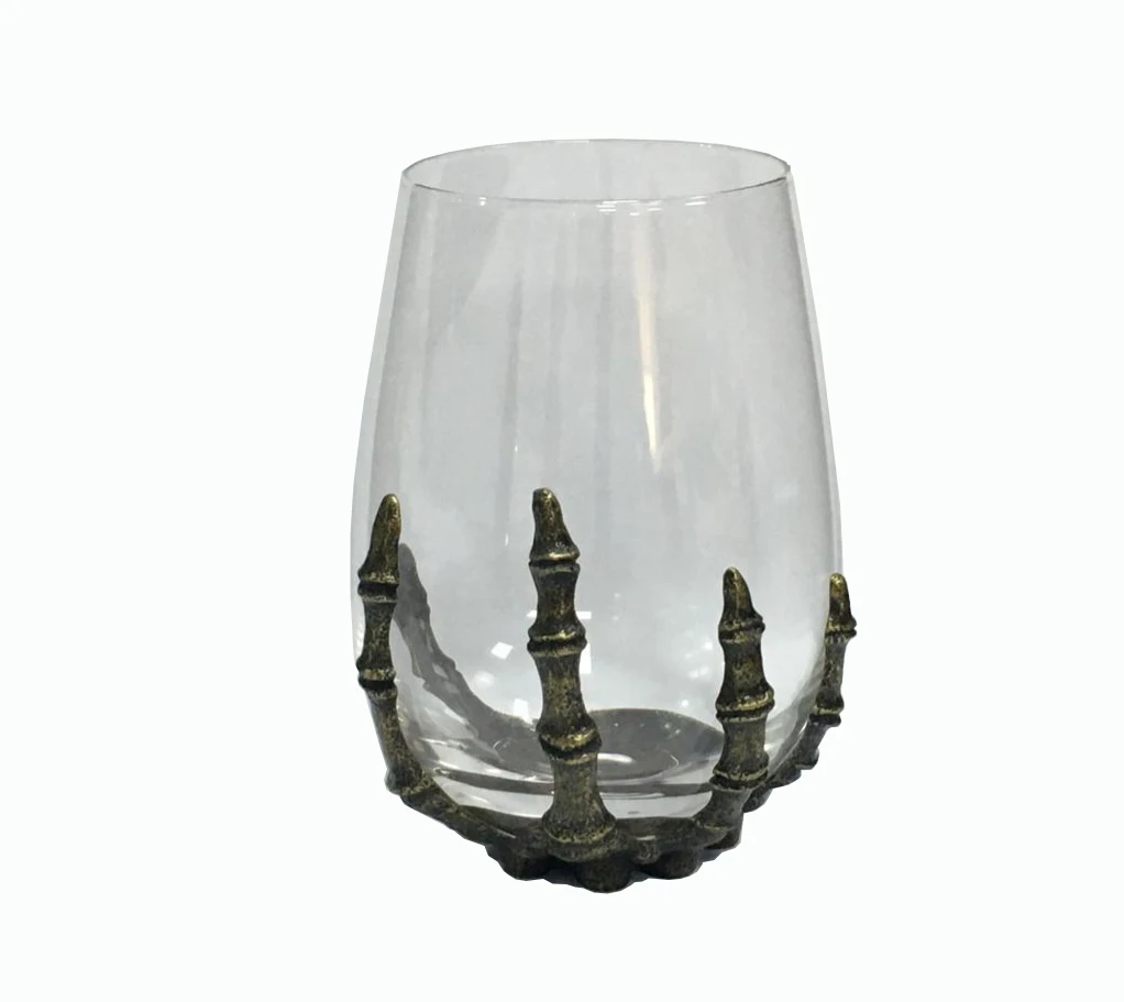 Хэллоуин стакан для вина старинный латунный стакан для вина