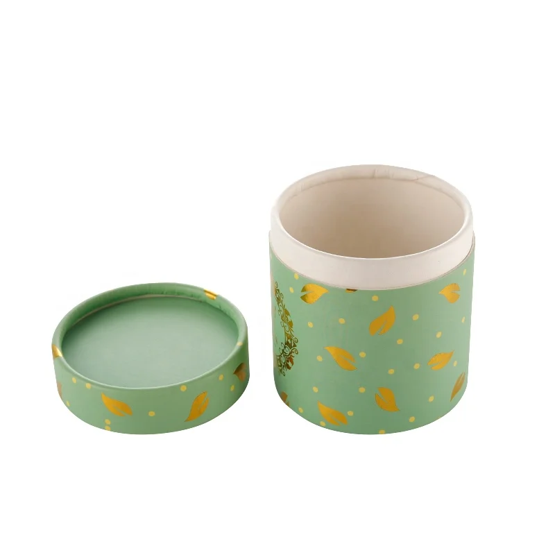 CMYK Custom Printing Cylinder Paper Food Packaging Box Wholesale Manufacturer Nuts Packaging Paper Tube