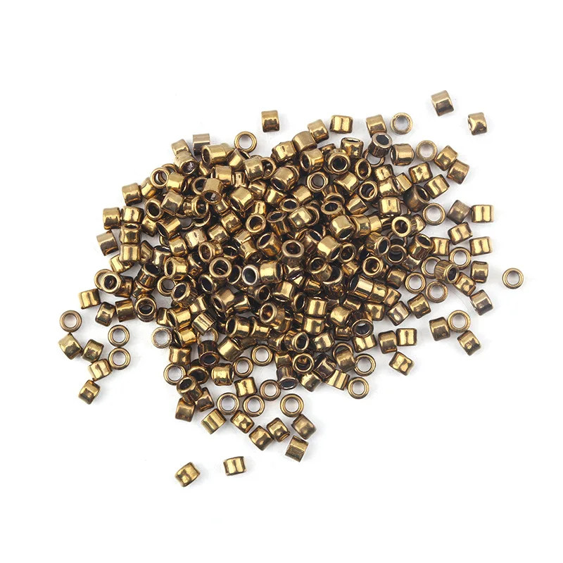 Golden Beads Embroidery Glass Beads Aari Work Wholesale