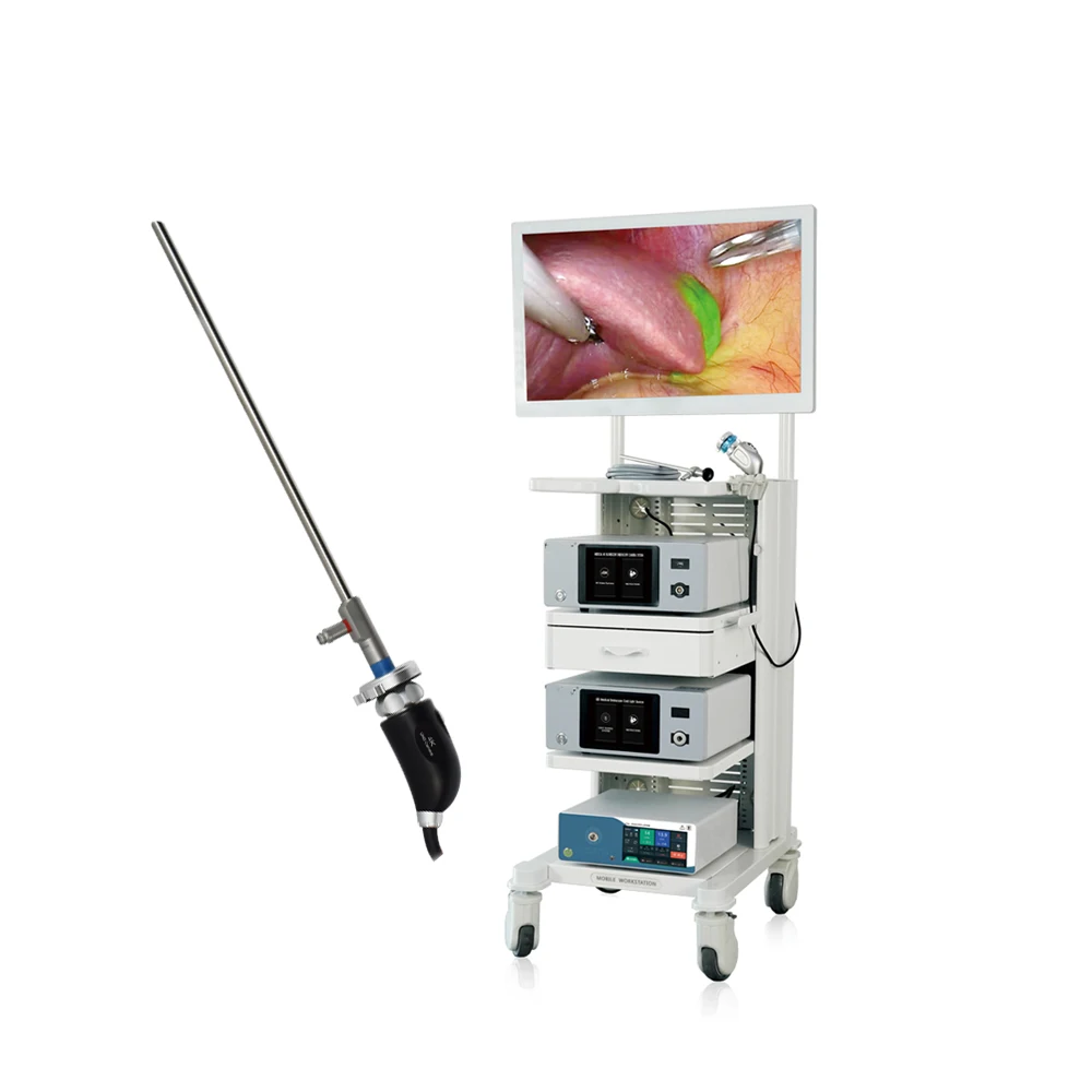medical equipment full hd laparoscopy tower with laparoscopy instruments for hospital