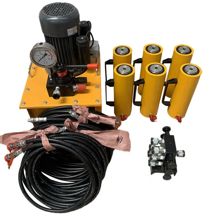 100 ton motorised system hydraulic jack