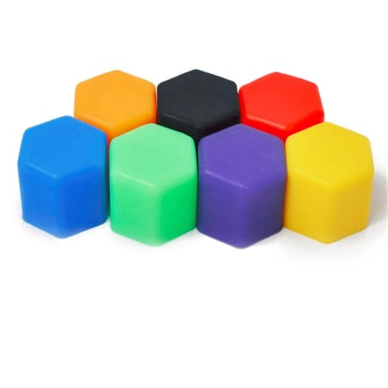 17mm 19mm 21mm  Tire Screw Caps Wheel Decorative Plastic Shell Nut Protective Cover