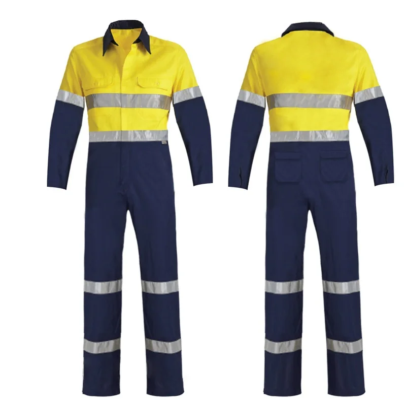 Reflective Men Uniform Industrial Work Clothing Safety Clothes Waterproof Workwear Uniform Worker Travail