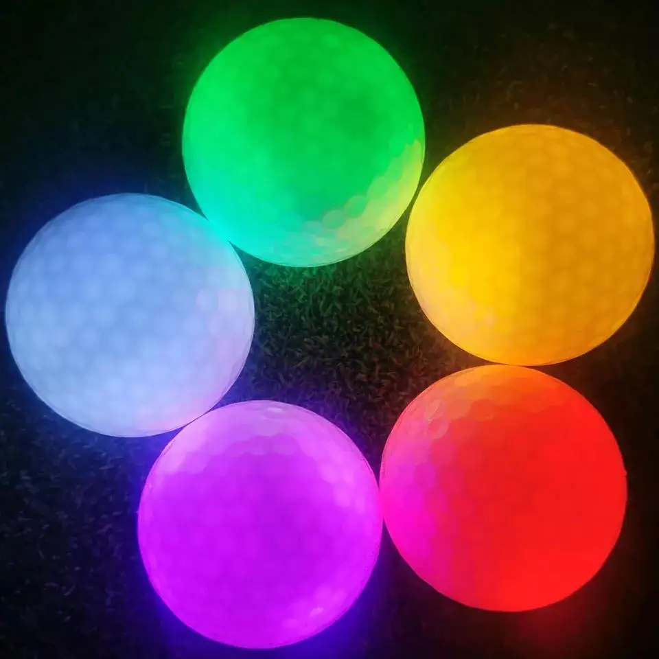 GAMEN Led Golf Balls Colorful Light Up Golf Balls High Bounce Glow Golf Balls
