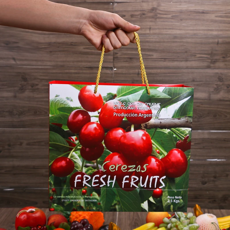 
Custom 5kg Cherry Cherry Packaging New Zealand Intellect Cherry Cherry Gift Box Fruit Packaging 
