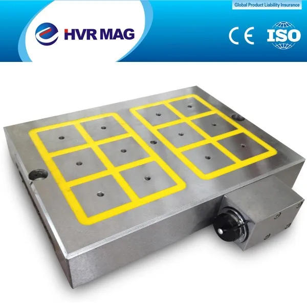 95% energy saving electro permanent magnetic table CNC milling machine fix workpiece use