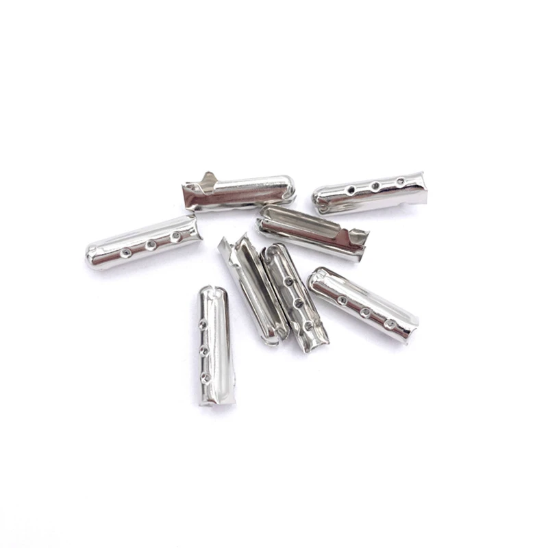 Customized shoe lace draw string  brass metal cords end tip